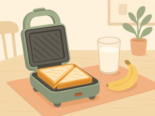 電気ホットサンドメーカーの利用イメージ