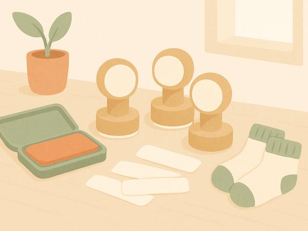 保育園の名前つけグッズの利用イメージ