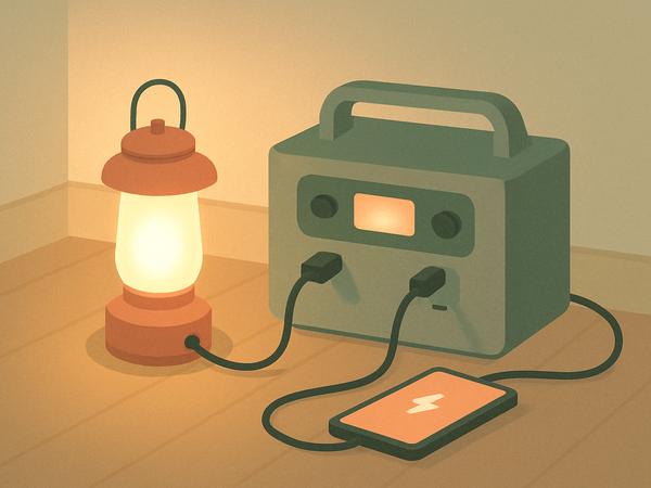 家庭用ポータブル電源の利用イメージ